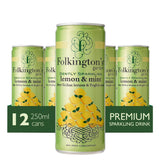 Folkington's Sparkling Drinks Lemon & Mint Can 250ml (12 pack)