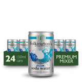 Folkington's Club Soda Can 150ml (24 Pack)