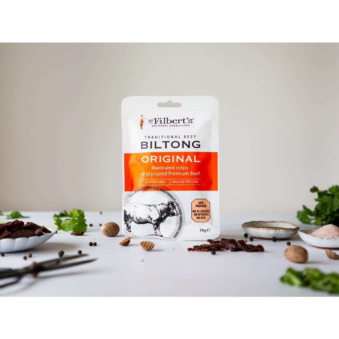 Mr Filbert's Original Biltong 30g (20 pack)