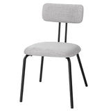 Bolero Fairfield Chairs Black and Grey Mix (2 Pack)