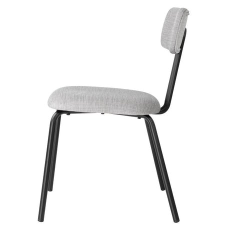 Bolero Fairfield Chairs Black and Grey Mix (2 Pack)