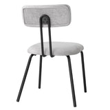 Bolero Fairfield Chairs Black and Grey Mix (2 Pack)