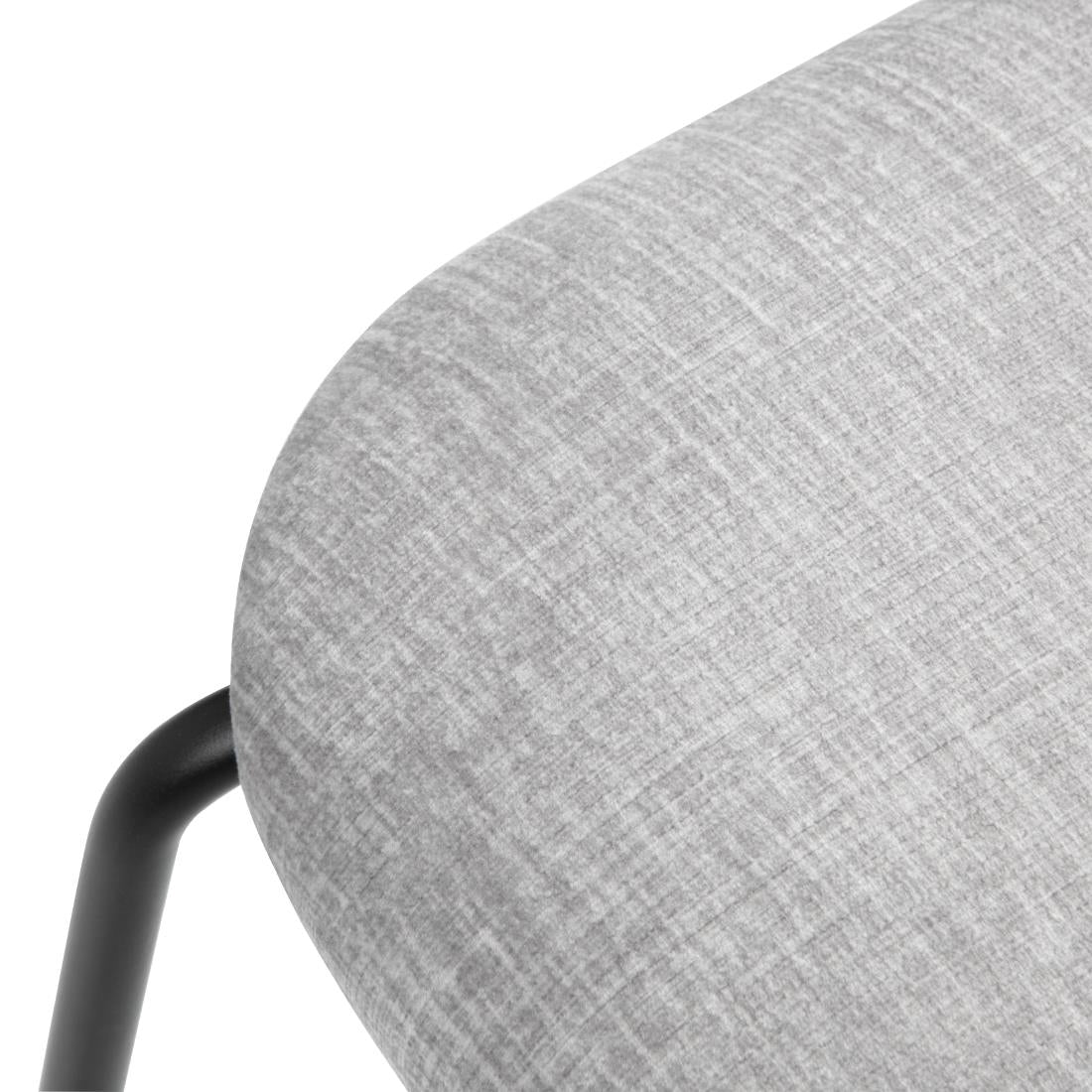 Bolero Fairfield Chairs Black and Grey Mix (2 Pack)