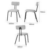 Bolero Fairfield Chairs Black and Grey Mix (2 Pack)
