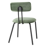 Bolero Fairfield Chairs Black and Green Mix (2 Pack)