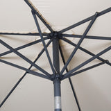 Bolero Seville Round Parasol 3m Diameter Cream