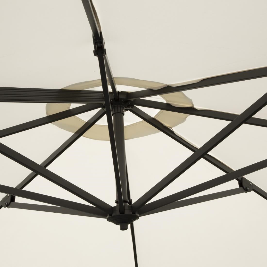 Bolero Venice Heavy Duty Parasol Cream 3.5m