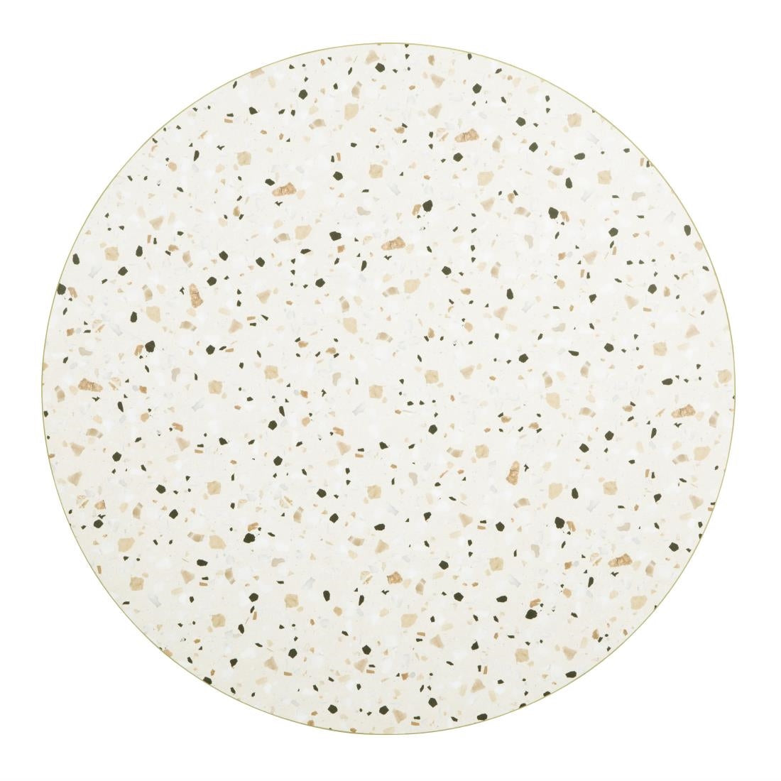 Bolero Terrazzo Style Round Table Top 600mm