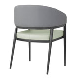 Bolero Meridian Interior Chairs - Pistachio Grey (2 Pack)