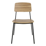 Bolero Beaufort Wooden Interior Dining Chairs (2 Pack)