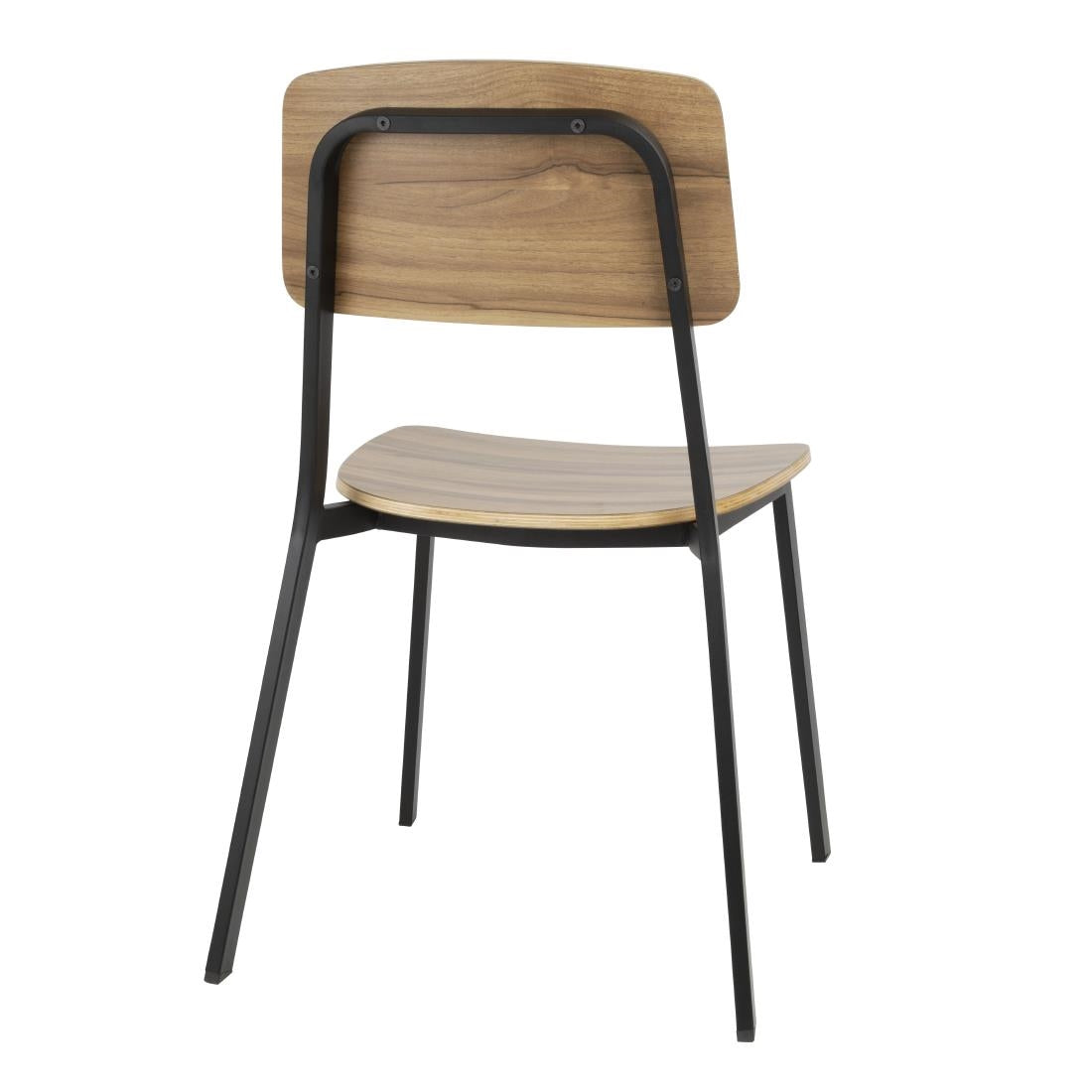 Bolero Beaufort Wooden Interior Dining Chairs (2 Pack)