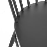 Bolero Harrowdene Black Spindle Chairs (2 Pack)