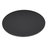 Bolero Matte Black Round Outdoor Table Top 600mm