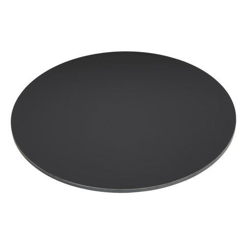 Bolero Matte Black Round Outdoor Table Top 600mm