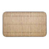 Bolero Santorini Rectangular Table Wood Effect 1400mm