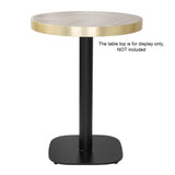 Bolero Black Cast Iron Table Base 720x420mm
