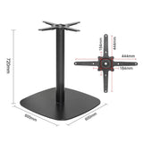 Bolero Black Cast Iron Table Base 720x600mm