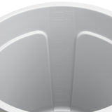 Jantex Grey Graduated Bucket with Pouring Lip 14ltr