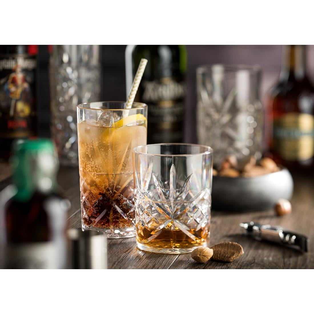 Utopia Symphony Stacking Double Old Fashioned Glasses 320ml (12 pack)