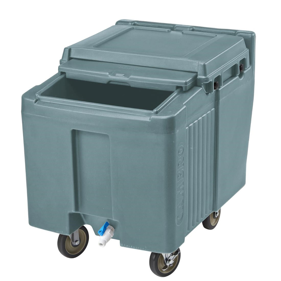 Cambro ICS125L Ice Caddy With Sliding Lid Slate Blue