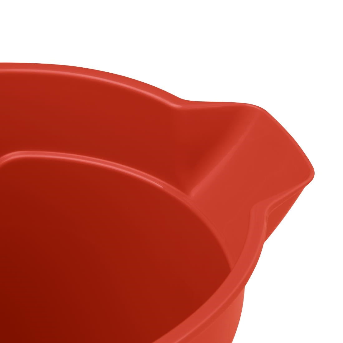 Jantex Red Graduated Bucket with Pouring Lip 10ltr