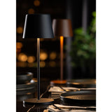 Utopia Bermuda LED Cordless Table Lamp 320mm Black (6 Pack)