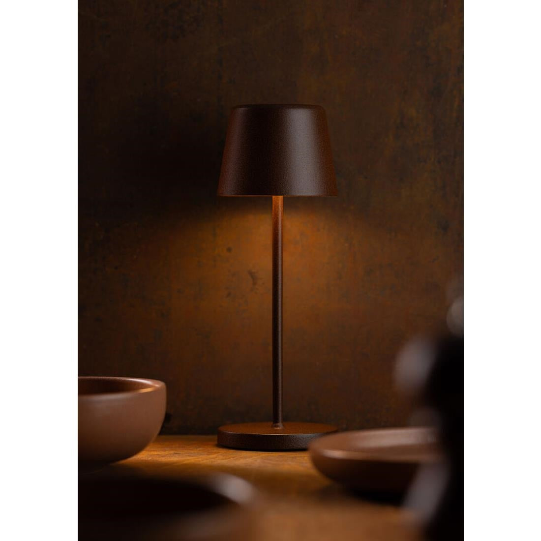 Utopia Bermuda LED Cordless Table Lamp 320mm Corten (6 Pack)