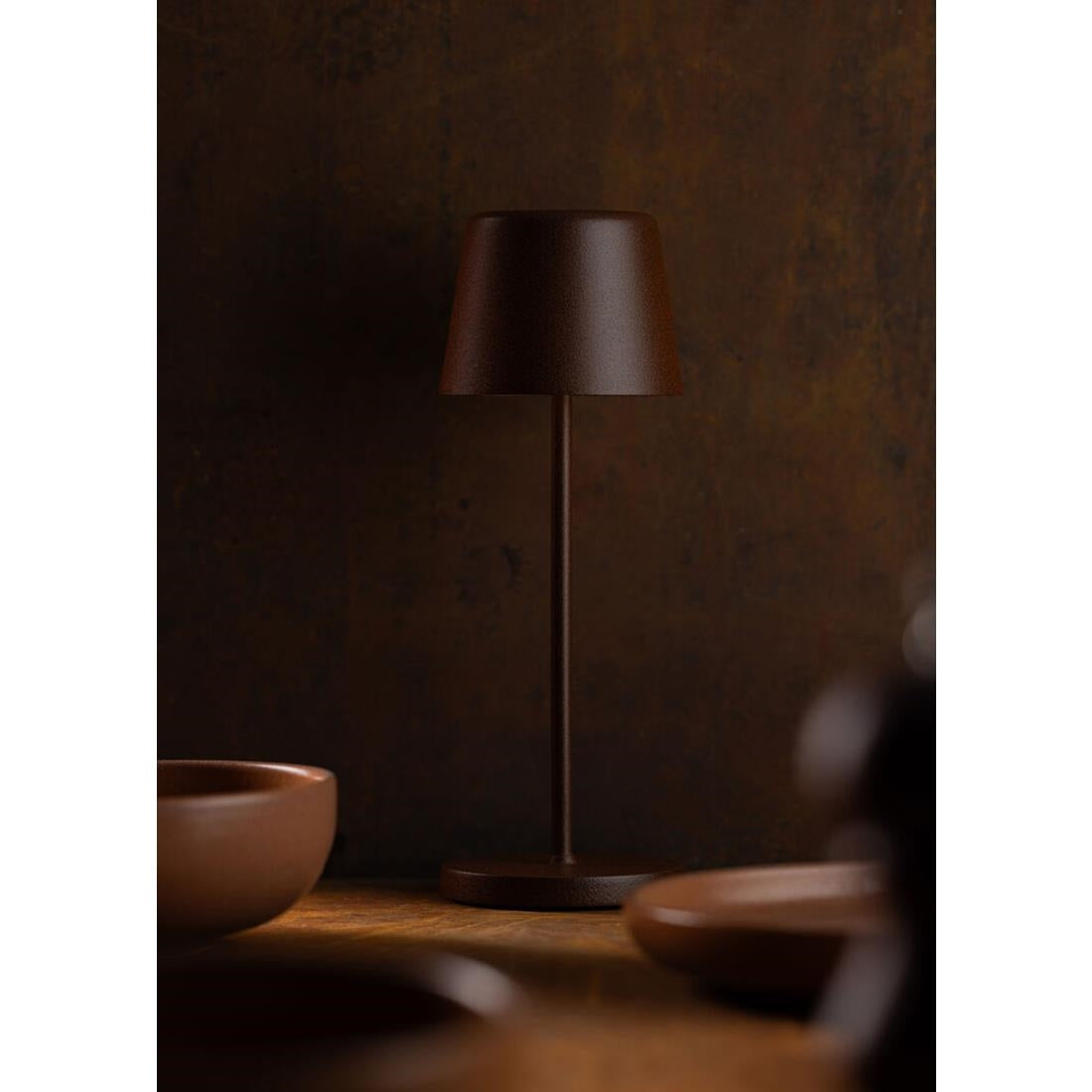 Utopia Bermuda LED Cordless Table Lamp 320mm Corten (6 Pack)