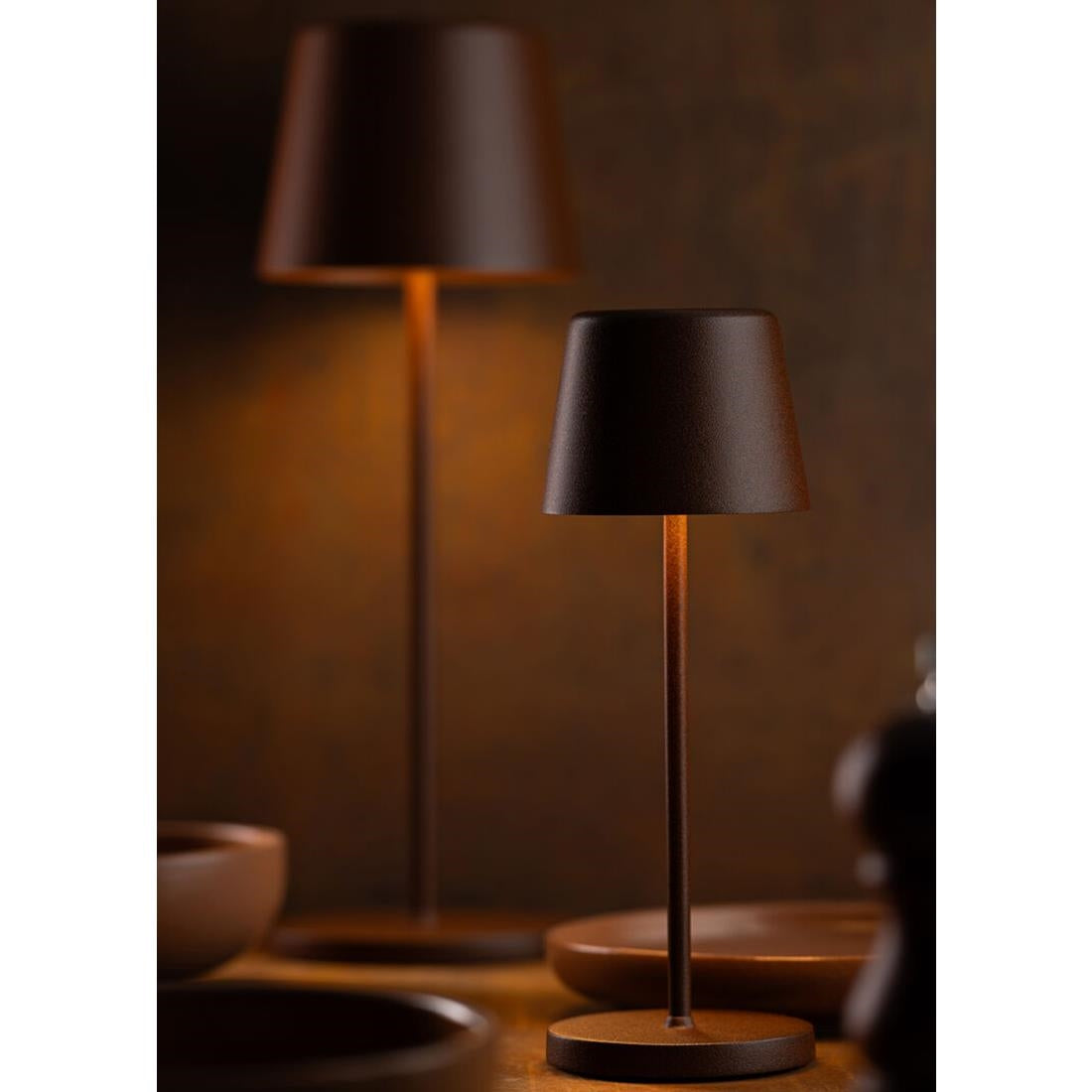 Utopia Bermuda Micro LED Cordless Table Lamp 210mm Corten (6 Pack)