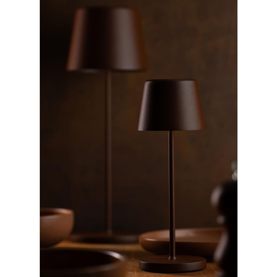 Utopia Bermuda Micro LED Cordless Table Lamp 210mm Corten (6 Pack)