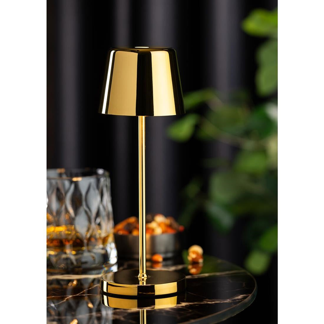Utopia Bermuda Micro LED Cordless Table Lamp 210mm Gold (6 Pack)