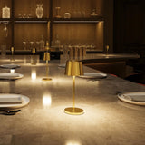 Utopia Bermuda Micro LED Cordless Table Lamp 210mm Gold (6 Pack)