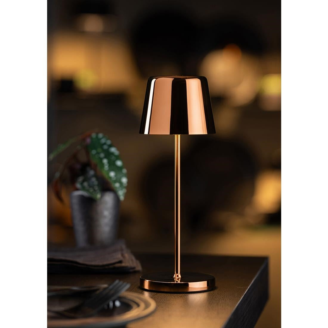 Utopia Bermuda Micro LED Cordless Table Lamp 210mm Copper (6 Pack)