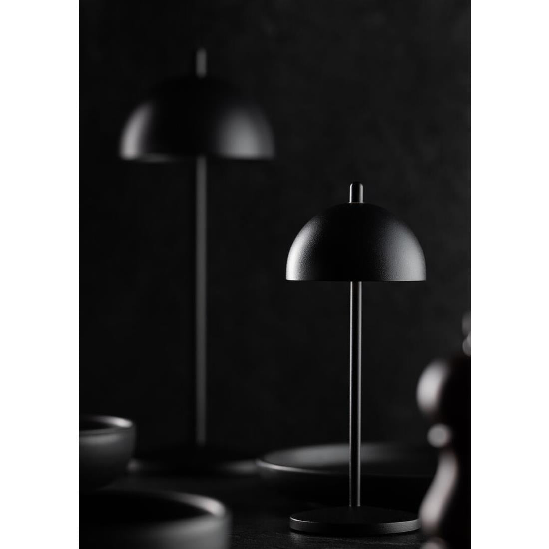 Utopia Antigua Micro LED Cordless Table Lamp 200mm Black (6 Pack)