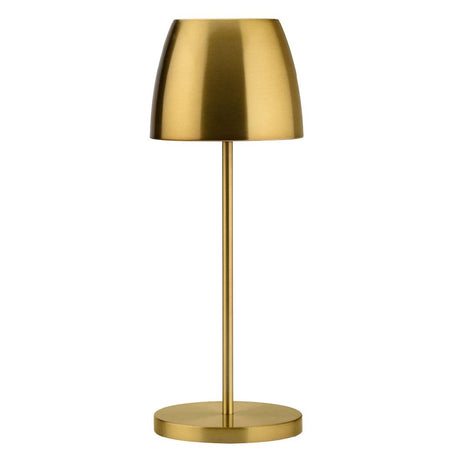 Utopia Montserrat LED Cordless Table Lamp 300mm Brushed Gold (6 Pack)