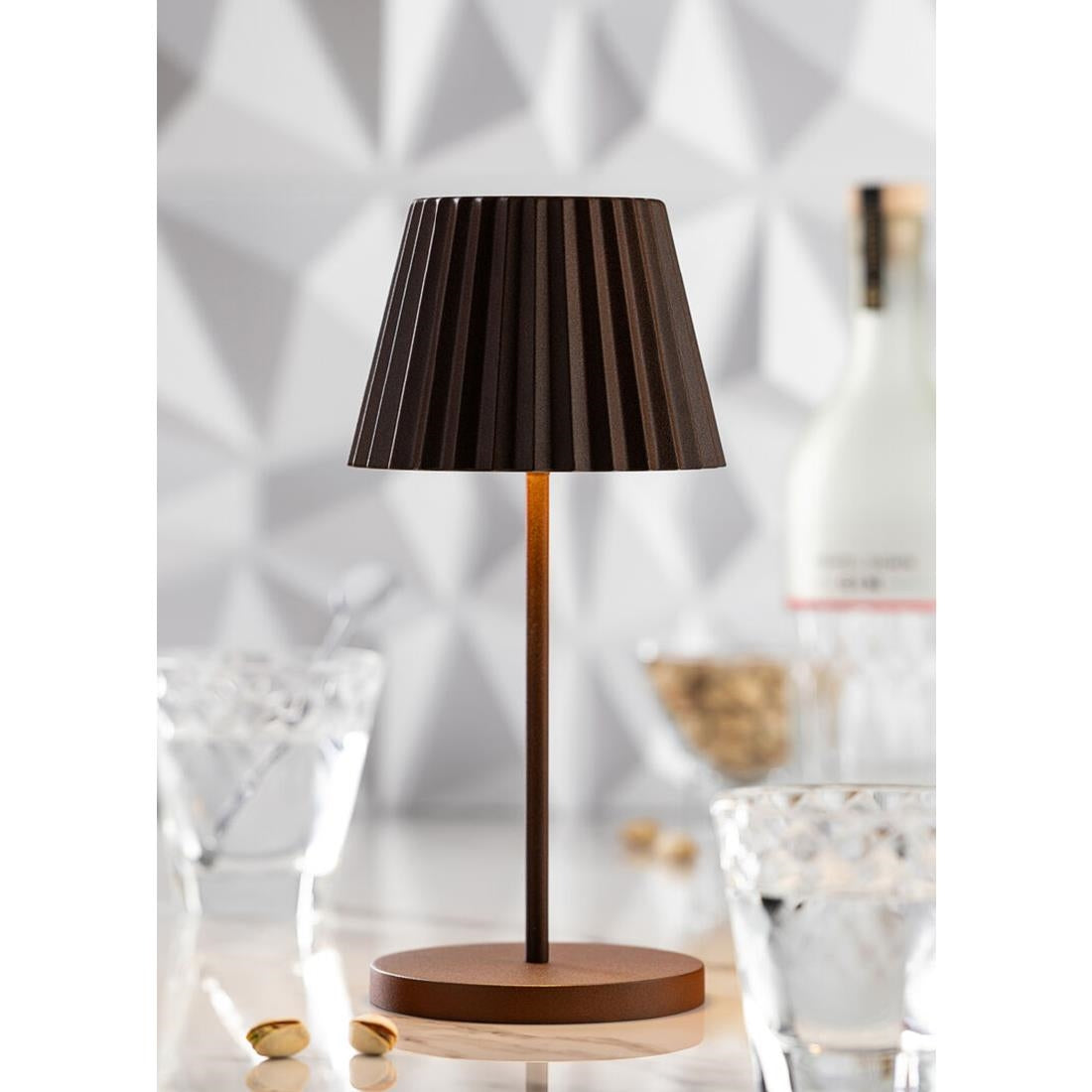 Utopia Dominica LED Cordless Table Lamp 260mm Cocoa (6 Pack)