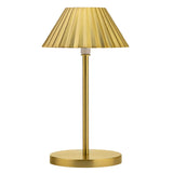 Utopia Aruba LED Cordless Table Lamp 230mm Brushed Gold (6 Pack)