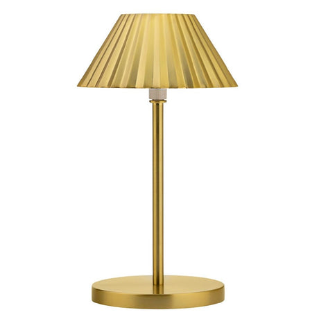 Utopia Aruba LED Cordless Table Lamp 230mm Brushed Gold (6 Pack)