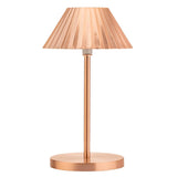 Utopia Aruba LED Cordless Table Lamp 230mm Brushed Copper (6 Pack)