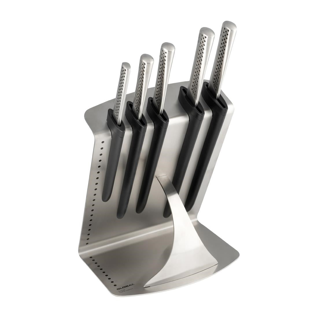 Global Knives Ukon Range 6-Piece Knife Block Set