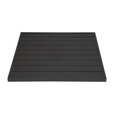 Bolero Aluminium Square Table Top Black 700mm