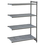 Cambro Camshelving Basics Plus Add-On Unit 4 Tier With Vented Shelves 1830(H)x 1328(W)x 460(D)mm