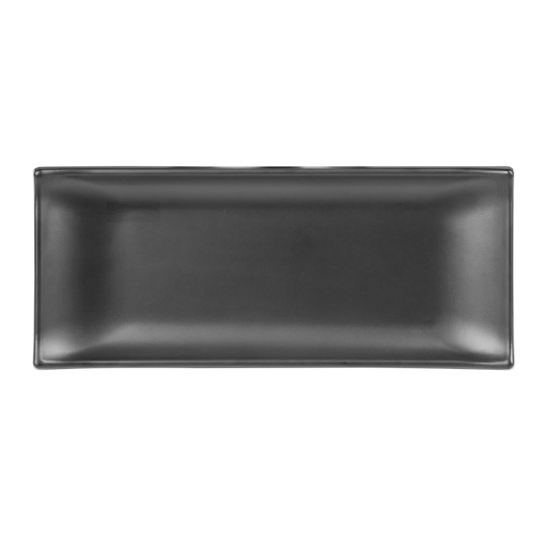 Olympia Kristallon Fusion Melamine Rectangular Plates Large 263mm (4 Pack)