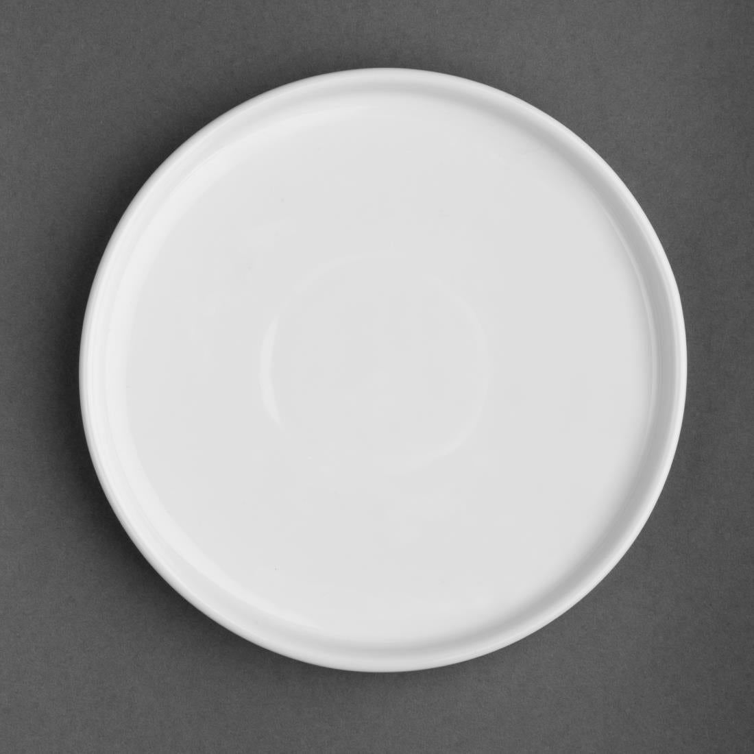 Olympia Whiteware Flat Round Plates 150mm (6 Pack)