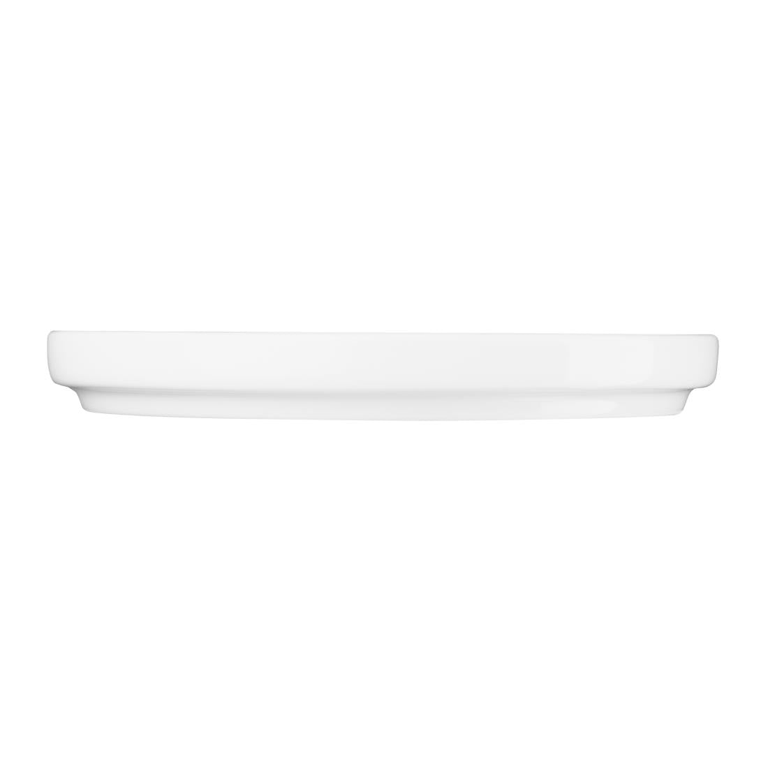 Olympia Whiteware Flat Round Plates 150mm (6 Pack)