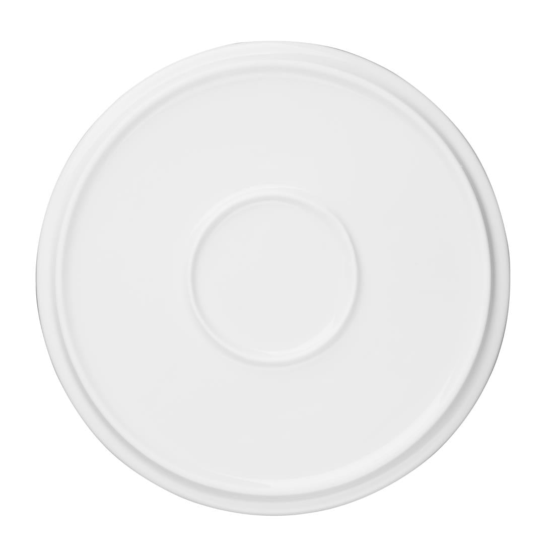 Olympia Whiteware Flat Round Plates 210mm (6 Pack)