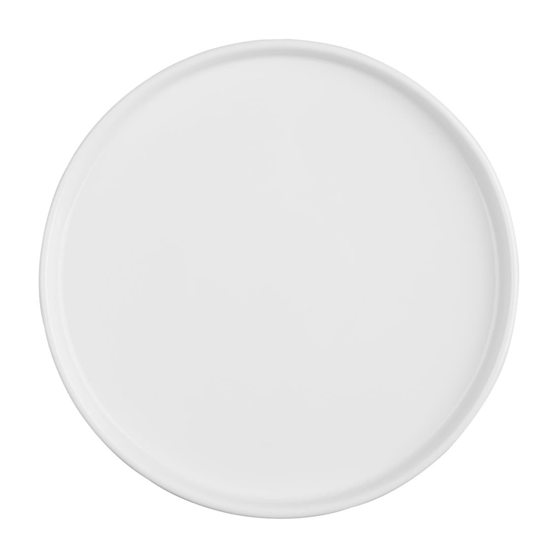 Olympia Whiteware Flat Round Plates 268mm (4 Pack)