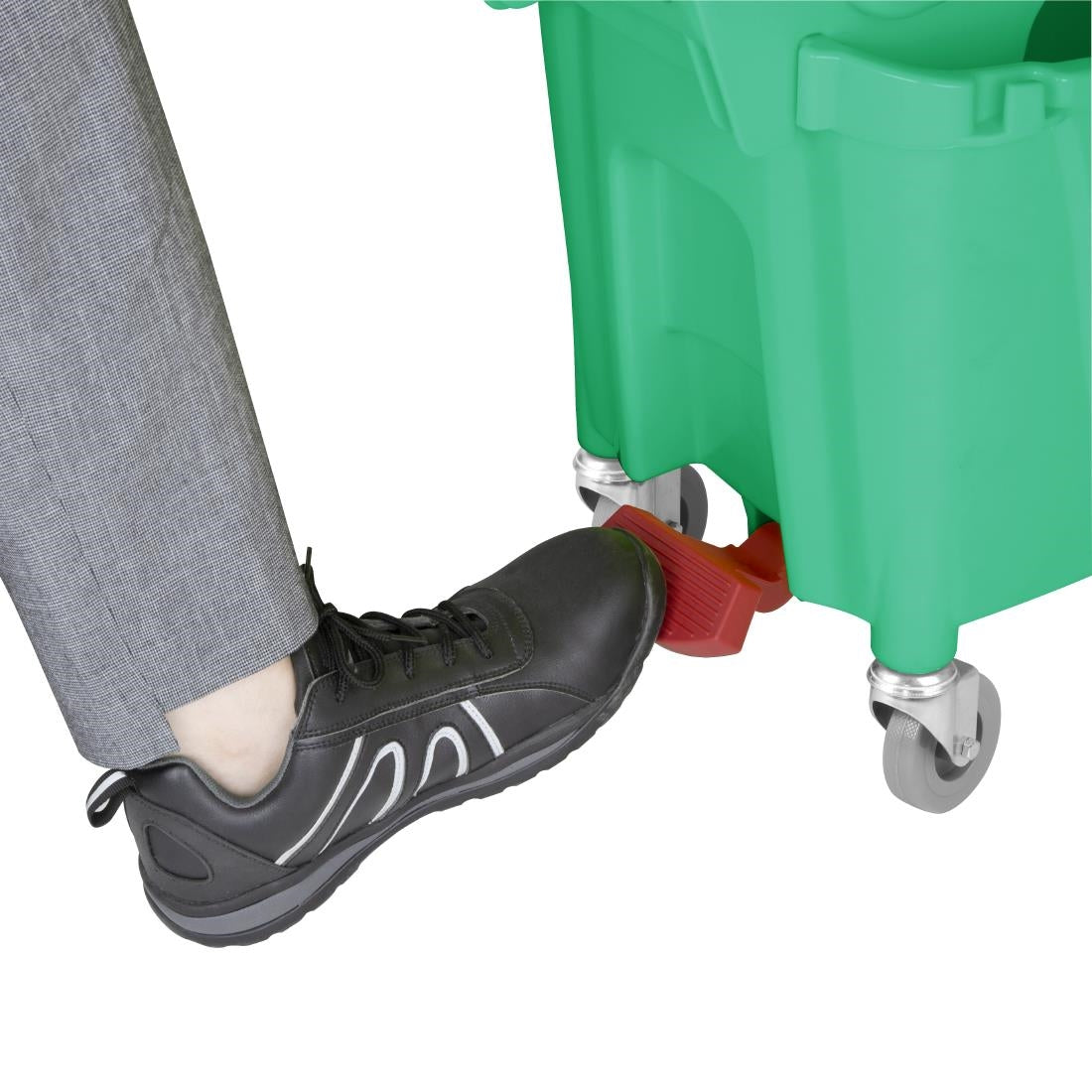 Jantex 30ltr Mop Bucket with Foot Pedal release - Green
