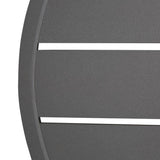 Bolero Aluminium Round Table Top Dark Grey 580mm
