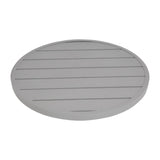 Bolero Aluminium Round Table Top Light Grey 580mm